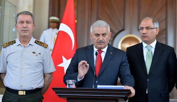 Başbakan Binali Yıldırım Çankaya Köşkünde açıklamalarda bulundu.  
