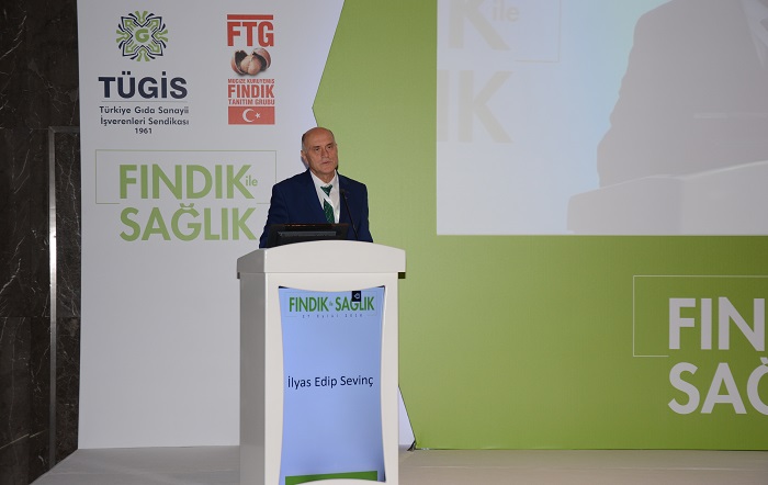 FTG Başkanı Sevinç: “Türkiye ilk defa 2012 yılında 301 bin ton iç fındık ihraç etti. Bu 600 bin ton kabuklu fındığa tekabül ediyor. Biz biliyoruz ki daha fazla fındık olsaydı daha fazla satış yapmak mümkündü." 